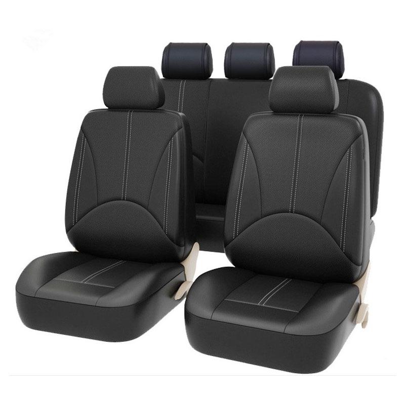 Universal Car Seat Cover Protector PU Leather Auto Accessories Seat Mats Interior Parts Cushion Tool For SUV Sedan Hatchback