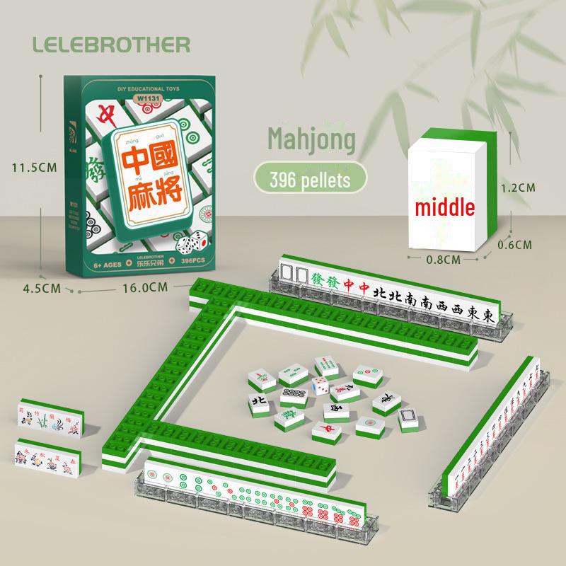 

Строительные блоки из алмазных частиц «Китайский маджонг» Guochao — детский образовательный набор Default