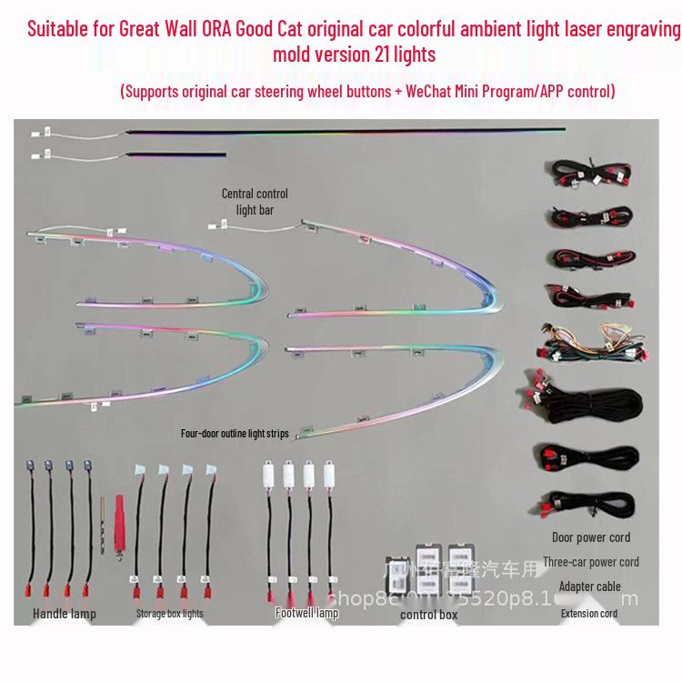 ORA Good Cat/Black Cat Dynamic Ambient Light Car Kit