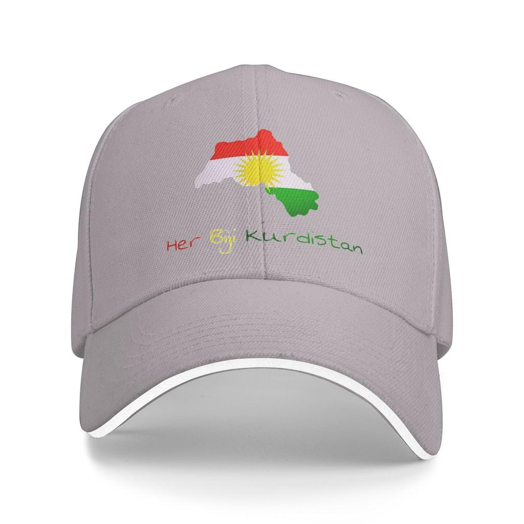 Unisex Kurdistan Map Outdoor Hat Summer  Sun Baseball Caps Casual Baseball Cap 2026 Sports Hats