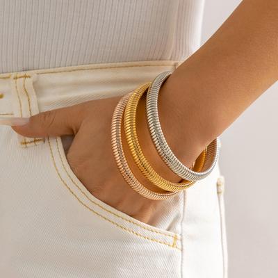 Accessories, Personalized Hip Hop Hipster Ring Jewelry Women, Simple Punk Metal Spiral Bracelet