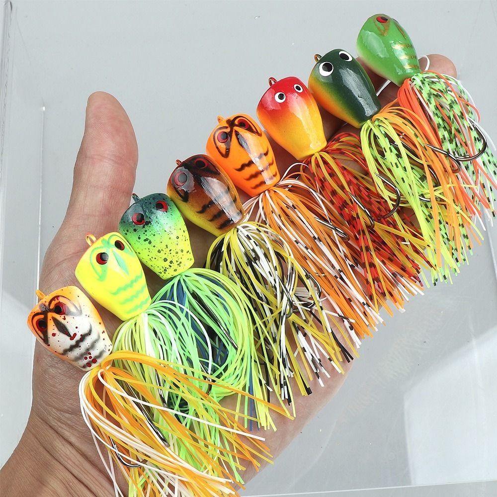 1Pcs 9cm/7.4g Hard Bait Toad Thunder Frog Fishing Accessory New Simulation Frog