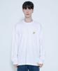 GRAVER [Unisex] Flower Dot Embroidered Long Sleeve_White
