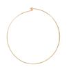 1 BUC Colier Choker din Oțel Inoxidabil 304 Rotund Cu Capac Sferic Detașabil Bijuterii Handmade DIY 45cm lungime