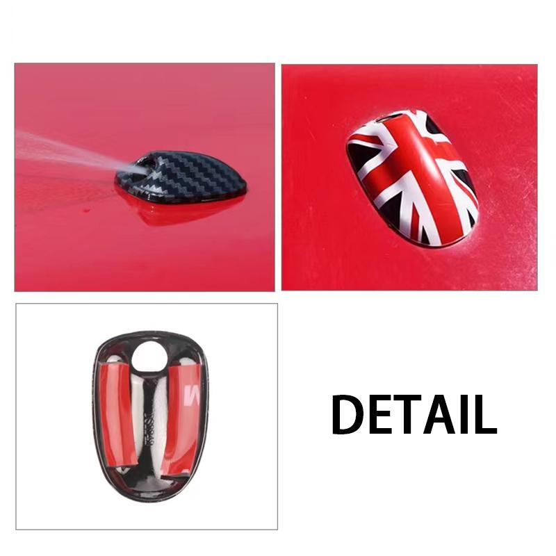 Night jack Car Wiper Water Spray Nozzle Covers For MINI Cooper F56 Countryman Clubman F54 F55 F57 F60 Accessories