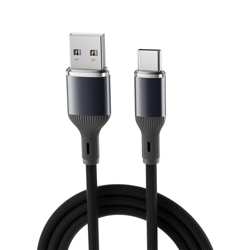 Fast Charging Data Cable USB Mobile Phone Data Cable Type-C for Car Fast Charging Data Transfer Colorful Precision Weaving