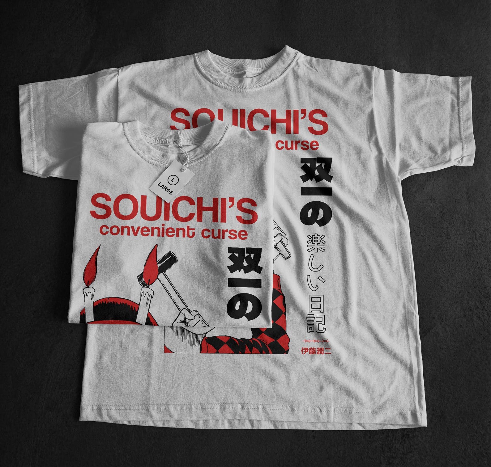Dark Anime Graphic, Unisex Scary Manga Tee, Horror Comic Wear, Spooky Art Clothing 160