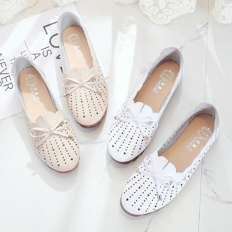 Women Shoes Loafers Women Flats Moccasins Shoes Woman Genuine Leather Shoes