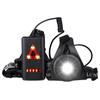 Rechargeable Chest Lamp Adjustable Warning Light Portable Head Flashlight
