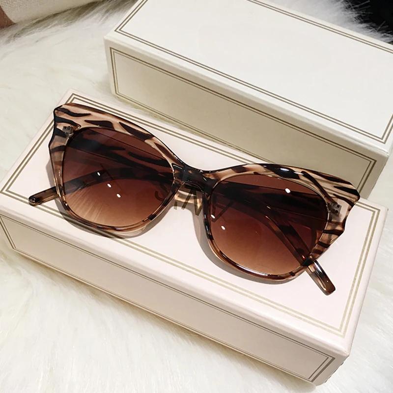 Cat Eye Sunglasses Women Brand Designer Outdoor Sunglasses Sunshade Decoration Oversize Frame Glasses UV Protection