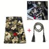1set Car Gear Sleeve Gear Handle Decorative Cloth Cover Automatic Manual Gear Lever Wave Stick Head Dust Cover