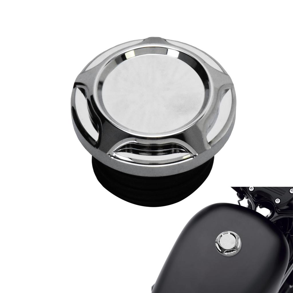 Motorcycle Oil Tank Cover Metal Fuel Tank Right-hand Thread Gas Cap For Harley Softail Fat Boy Sportster XL 883 1200 Dyna FLHR