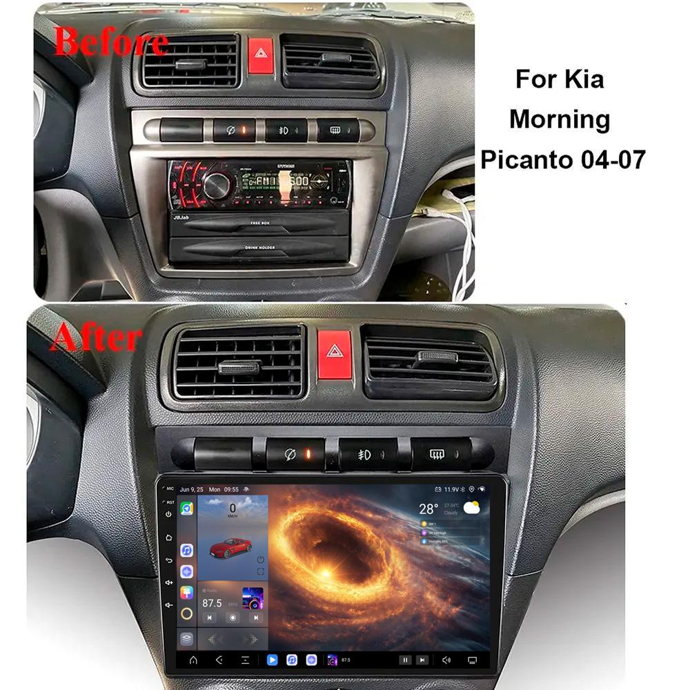 For KIA Picanto 2007 Navigation GPS Android Car Radio  Multimedia Player Stereo wifi+4G Carplay Auto Video
