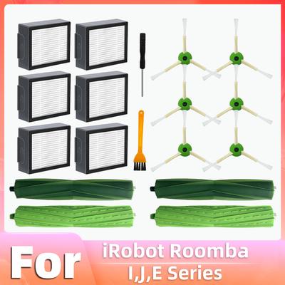 Kompatibel für iRobot Rommba i,E,J Serie Für i3 i3+ i5 i5+ i7 i7+ E5 J7 Ersatzteile Hauptseitenbürste Filter