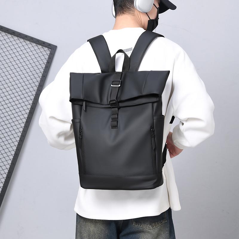 Men's Oxford Backpack Business Backpack Large Capacity Student Schoolbag