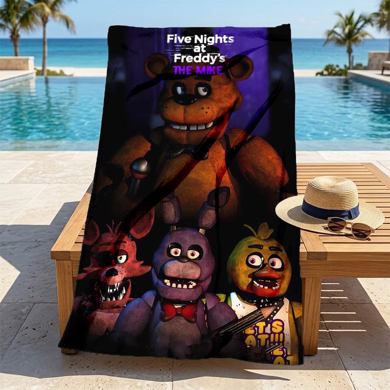 Fnaf Mike Stylish Digital Printing Beach Towel Quick Drying Absorbent Blanket For Beach Pool Gym Travel Christmas Gift C9211958