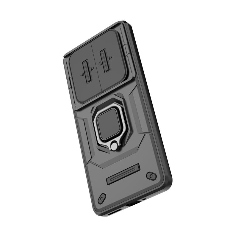 Etui na telefon z uchwytem pierścieniowym dla Realme 14 Pro Etui Pokrowiec dla Realme 14 Pro 5G Globalne Etui Przesuwane Okienko Funda Tylna Pokrywa