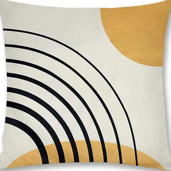 Popular Simple Abstract Geometric Pillow Case Nordic Morandi Home Sofa Car Cushion Cover