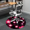 1PC Floral Pattern Chair Carpet for Office, Indoor Non-Slip Washable  Carpet, Soft Comfortable Mat For Office Room yy250930137