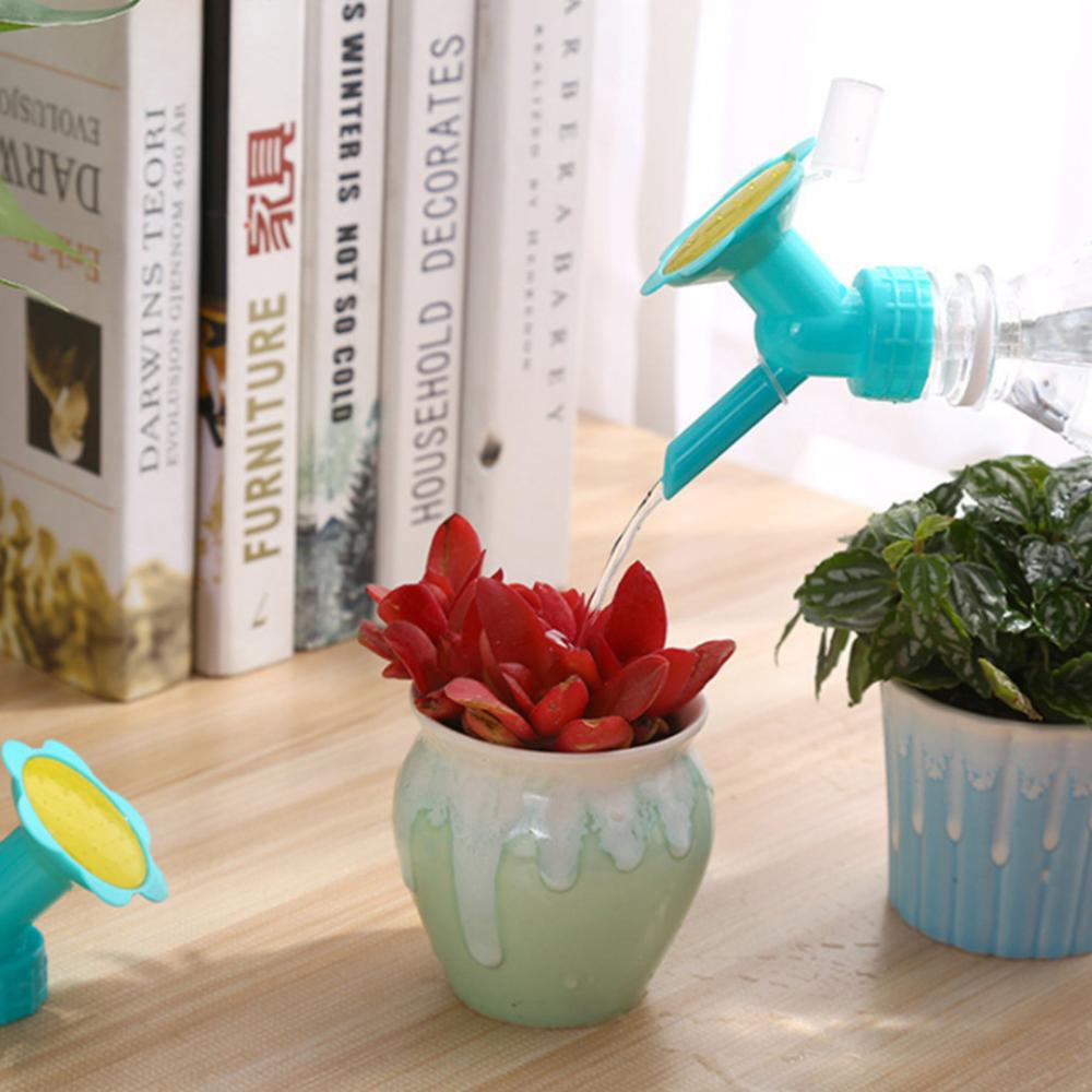 Garden Succulent Indoor Dual Head Plant Bottle Watering Spout Cute Sprinkler Cap Mini Watering Can