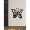 1pc Metal Butterfly Flower Wall Art Decor Iron Hanging Home Living Room Dining Room Bedroom Bathroom Decoration