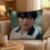 Series Weak Hero Class One Cushion Cover Personalized Short Plush Cushion Cover Sofa Pillowcase Bedroom Home Decor Gift