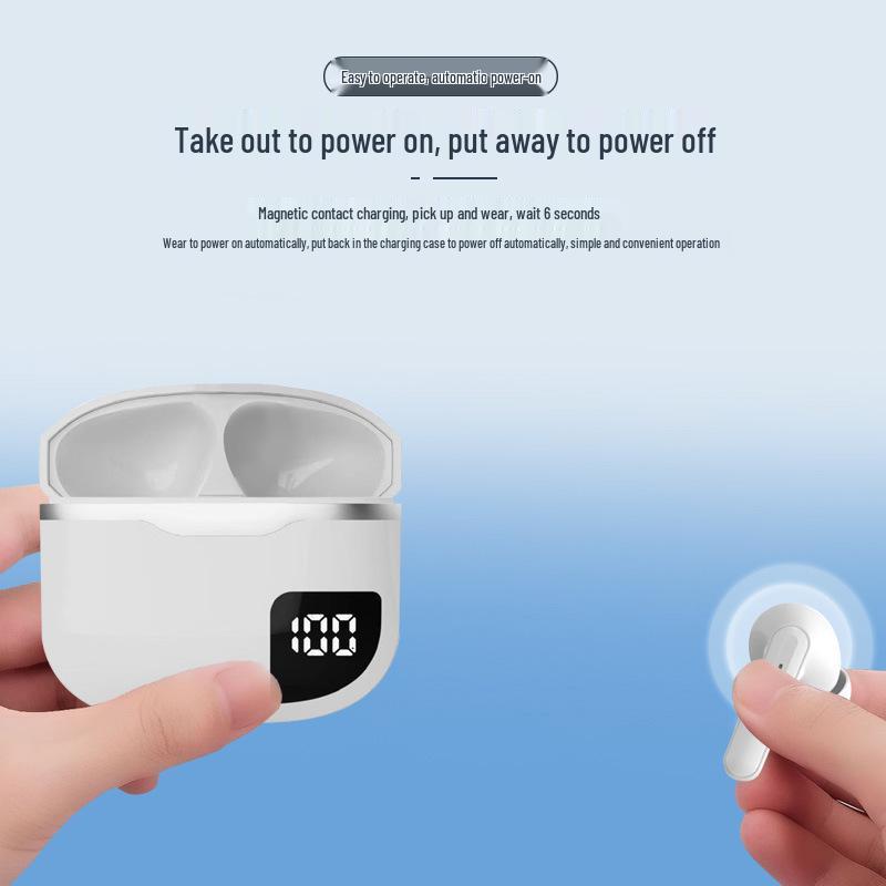 Invisible In-Ear Wireless Hearing Aids with Noise Reduction and Magnetic Charging for Young and Elderly