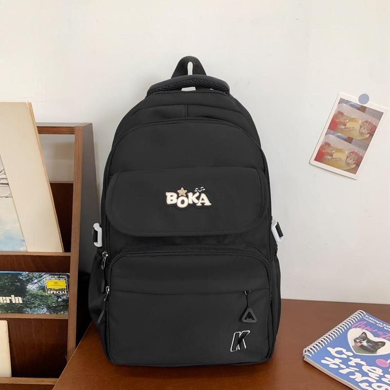 Студенческий школьный рюкзак с цветными блоками — фото 18