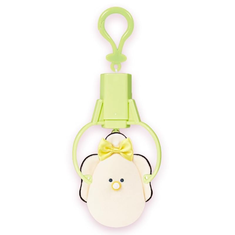 

Round eyes Dress up Bulbul Crane Approximately 20cm mascot key ring (Crane (yellow))