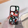 Trendy shoe patterns Acrylic hard shell For iPhone 17pro 15 Pro Max 11 12 13pro Multi functional lens phone holder phone case