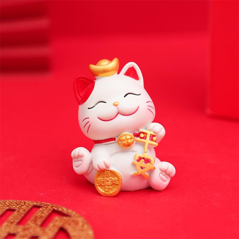 Personalized Desktop Cat Car Ornament - Center Console Doll Decoration