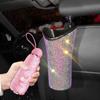 Glänzende Strass Auto Regenschirm Eimer Halter Wasserdichte Lagerung Box Klapp Regenschirm Organizer Universal Auto Werkzeuge Auto