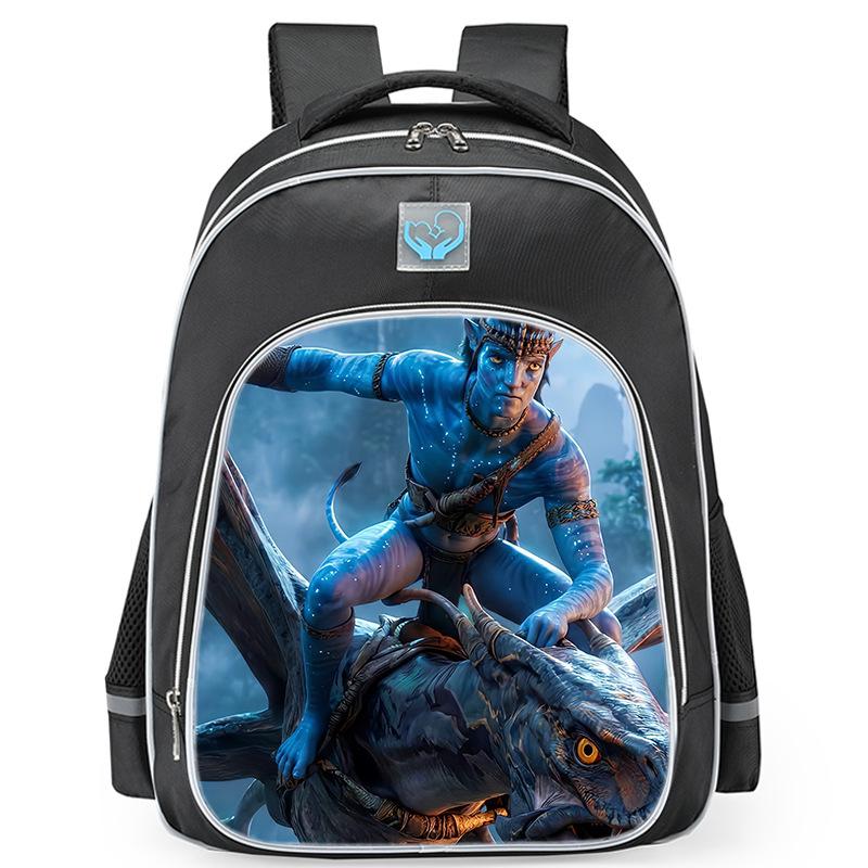 Zaino Periferico Serie Avatar3 Striscia Riflettente Zaino Scolastico