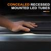 Car Trunk LED Light Strip 157.48in Multicolor Ambient Lighting Easy Installation Battery-Free