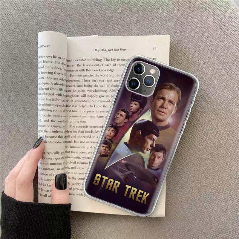 

Star MovieT-Trek Phone Case For Apple Iphone 12 13 Mini 14 15 Pro 17 Pro Max Air 11 16E 16 Plus Shell Cover Clear TPU iPhone 12 Mini