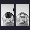 1.7/2.7L içme suyu şişesi Bpa ücretsiz plastik su bardağı taşınabilir yeniden kullanılabilir Flip Top spor su şişeleri açık kamp için