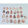 15-23MM 286Cts. Natural Rhodochrosite Pear Cabochon Loose Gemstone 25Pcs Lot C-891