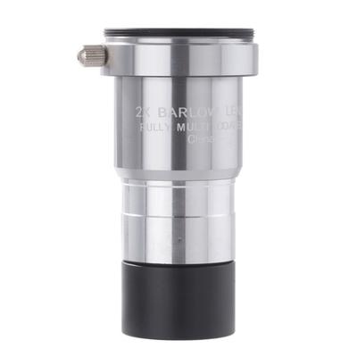Small  & Portable 2X Barlow Lens Optical Designs Lens Telescope Eyepiece Upgrades for Clear Astronomical Observations