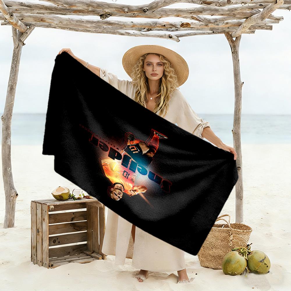 Sneijder's Dynamic Leap Beach Towel Quick-Dry Soft Microfiber Comfortable Lightweight