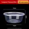 Disposable Round Plastic Takeaway Food Containers
