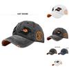 Black Eagle Eye Embroidered Baseball Cap Vintage Duck Tongue Hat Sun Hat