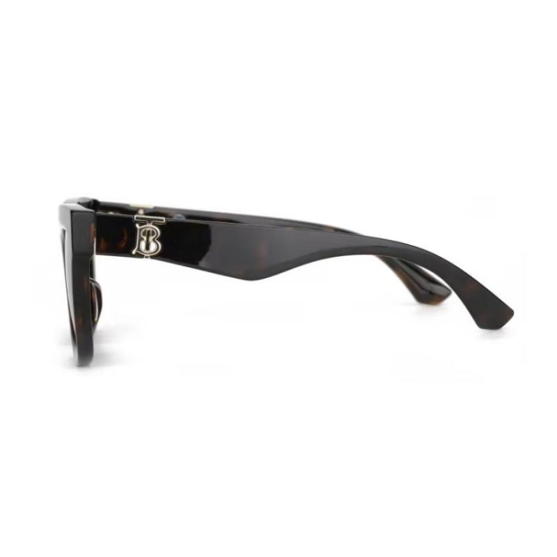 Burberry Frame Pattern Plate Frame Square Sunglasses Unisex Couple