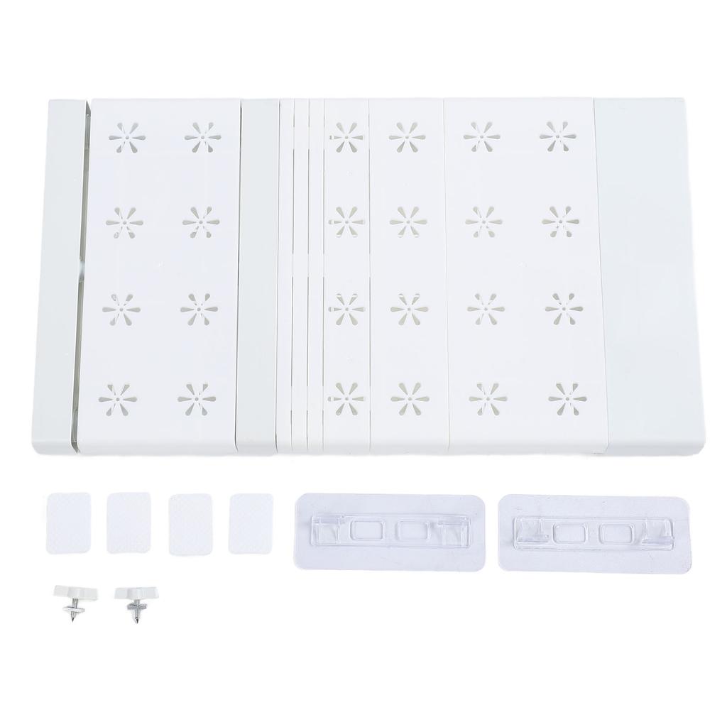 Expandable Closet Tension Shelf Punch Free 20KG Full Coverage Adjustable Wardrobe Dividers for