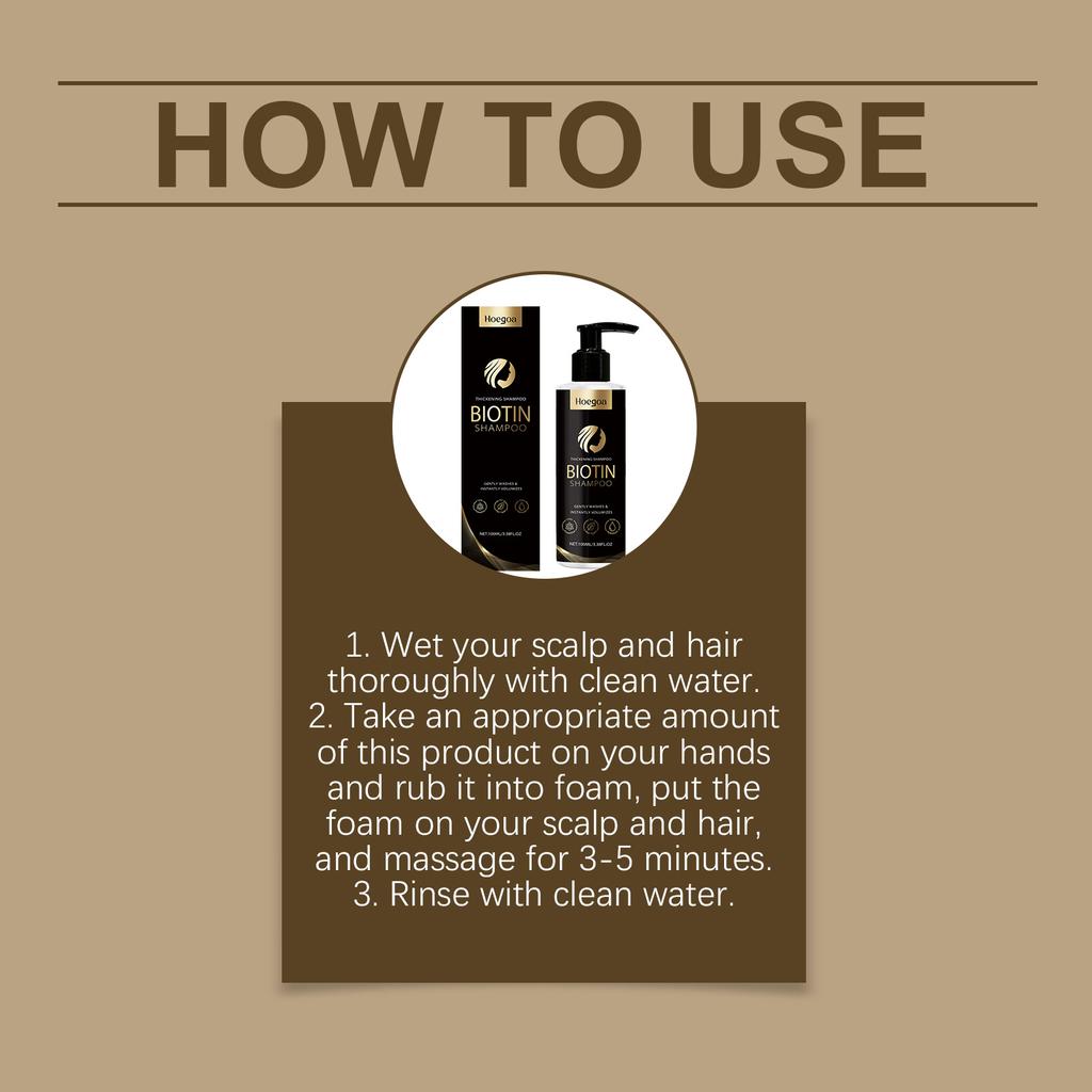 Volumizing Hair Shampoo, Gentle Cleansing, Soft and Shiny