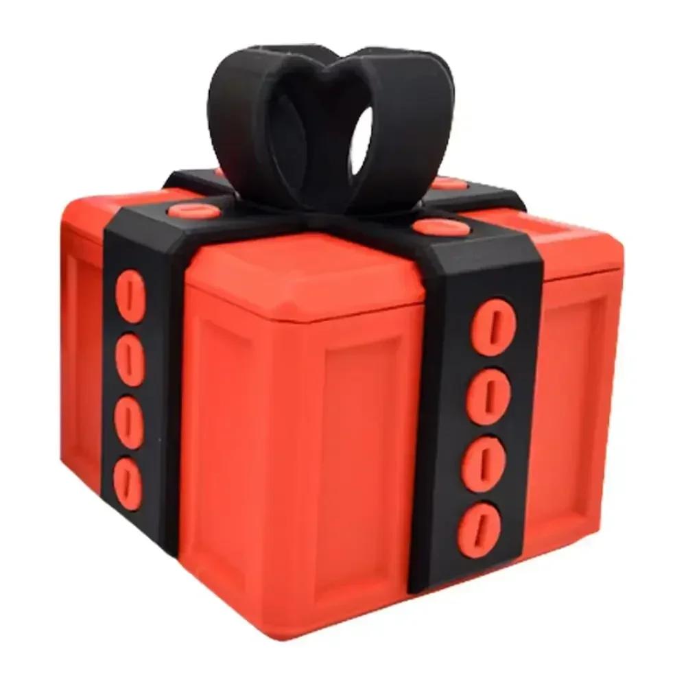 

Раздражающая подарочная коробка с винтами Большие раздражающие подарочные коробки Коробка-шутка с винтами 3D-печатные фигурки и миниатюры Контейнер для карт Подарок 6cm X6cm