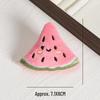 Cartoon Fruit Plush Brooch Pendant - DIY Accessory & Decoration