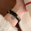 New Chinese-style Mountain Ghost Flower Beaded Double-layer Bracelet Women's National Style Retro 2025 New Bracelet Personalized Versatile Jewelry