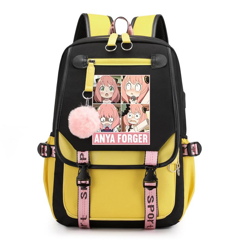 RiMan SPY x FAMILY Spy Play House Backpack Junior High School Student Personality Trend College Style School Bag