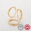 Fashion Style S925 Sterling Silver Size Star Mozambican Diamond Women'S Wedding Ring Ring