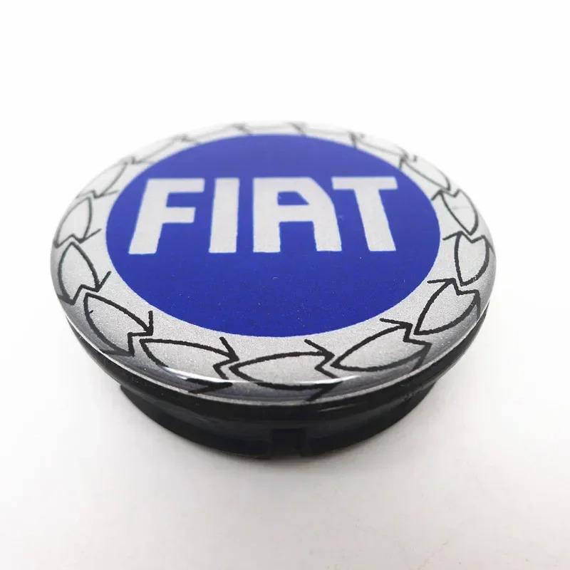 4pcs 50mm 60mm For Fiat 500 Car Wheel Center Hub Original Rim Cap Cover Emblem Badge Auto Styling Accessories